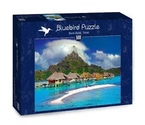 BLUEBIRD Puzzle Bora Bora, Tahiti / 500 dílků / od 12 let