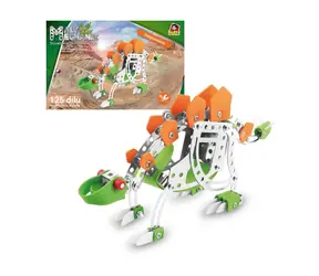 MaDe 12239 - Malý mechanik Dinosaurus stegosaurus / 125 dílků / od 6 let