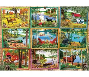 COBBLE HILL Puzzle Pohledy od jezera / 1000 dílků / od 14 let