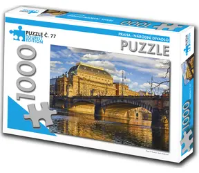 TOURIST EDITION Puzzle Praha - Národní divadlo (č.77) / 1000 dílků / od 14 let