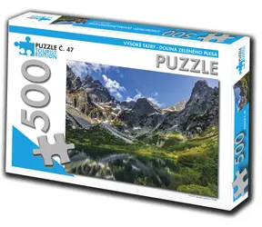 TOURIST EDITION Puzzle Vysoké Tatry, Dolina Zeleného plesa (č.47) / 500 dílků / od 12 let