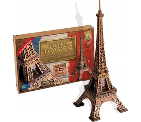 WOODEN CITY 3D dřevěné puzzle Escape puzzle box: Eiffelova věž / 202 dílků / od 15 let