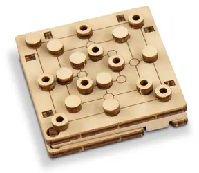 WOODEN CITY 3D Dřevěné puzzle hra mini Mlýn / 24 dílků / od 14 let