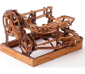 WOODEN CITY 3D dřevěné puzzle Kuličková dráha / 265 dílků / od 14 let