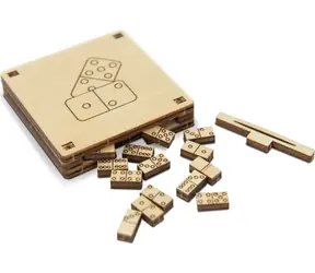 WOODEN CITY 3D Dřevěné puzzle hra mini Domino / 36 dílků / od 14 let
