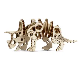 WOODEN CITY 3D Dřevěné puzzle Triceratops / 40 dílků / od 8 let