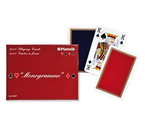 Piatnik Kanasta Monogram / Počet hráčů: 2- 4 / Délka hry: 20-40 minut / od 6 let