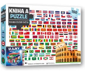 Svojtka & Co. Kniha a puzzle: Vlajky celého světa / od 8 let