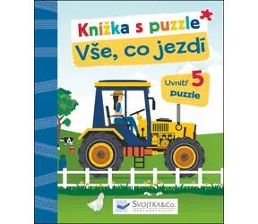 Svojtka & Co. Knížka s puzzle: Vše, co jezdí / od 3 let