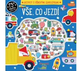 Svojtka & Co. Aktivity s pěnovými samolepkami - Vše, co jezdí / od 3 let