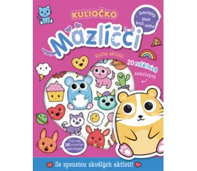 Svojtka & Co. Kuliočko: Mazlíčci 20 reliéfních samolepek / od 5 let
