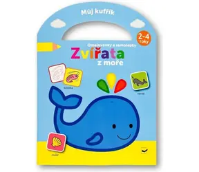 Svojtka & Co. Můj kufřík Omalovánky a samolepky Zvířata z moře / od 3 let