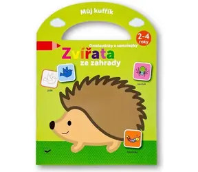 Svojtka & Co. Můj kufřík Omalovánky a samolepky Zvířata ze zahrady / od 3 let