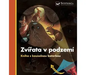 Svojtka & Co. Zvířata v podzemí Kniha s kouzelnou baterkou / od 3 let