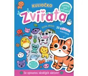 Svojtka & Co. Kuliočko: Zvířata 20 reliéfních samolepek / od 5 let