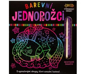 Svojtka & Co. Barevní jednorožci - Vyškrabávací obrázky / od 3 let