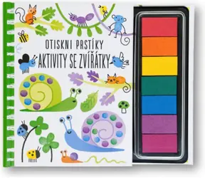 Svojtka & Co. Otiskni prstíky - Aktivity se zvířátky / od 2 let