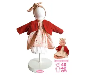 Llorens M740-015 obleček pro panenku miminko NEW BORN velikosti 40-42 cm