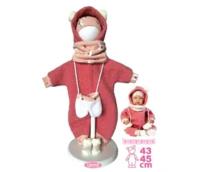 Llorens M844-001 obleček pro panenku miminko NEW BORN velikosti 43-45 cm