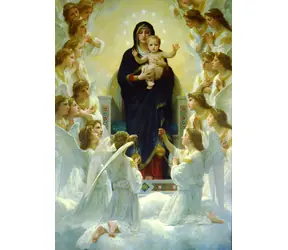 ENJOY Puzzle William Bouguereau: Panna s anděly / 1000 dílků / od 14 let