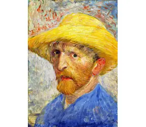 ENJOY Puzzle Vincent Van Gogh: Autoportét ve slaměném klobouku / 1000 dílků / od 14 let
