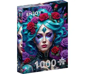 ENJOY Puzzle Gotické květiny / 1000 dílků / od 14 let