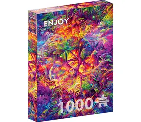 ENJOY Puzzle Tapiserie z džungle / 1000 dílků / od 14 let