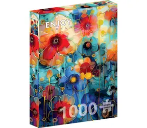 ENJOY Puzzle Její zahrada divokých květin / 1000 dílků / od 14 let
