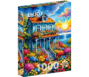 ENJOY Puzzle Oceánská zahrada / 1000 dílků / od 14 let