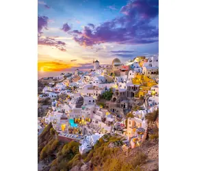 ENJOY Puzzle Západ slunce nad Santorini / 1000 dílků / od 14 let