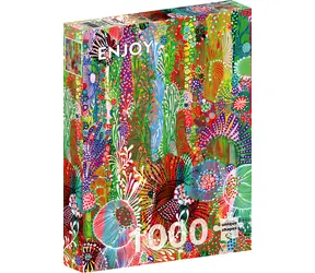 ENJOY Puzzle Květinový závěs / 1000 dílků / od 14 let