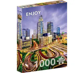 ENJOY Puzzle Čtvrť Niši-Šindžuku, Tokio / 1000 dílků / od 14 let
