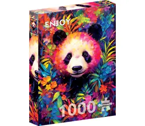 ENJOY Puzzle Hravé pandí mládě / 1000 dílků / od 14 let