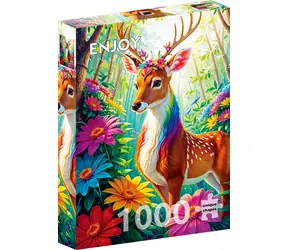 ENJOY Puzzle Kouzelný jelen / 1000 dílků / od 14 let