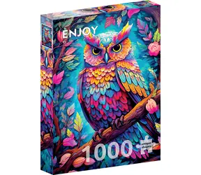 ENJOY Puzzle Oslnivá sova / 1000 dílků / od 14 let