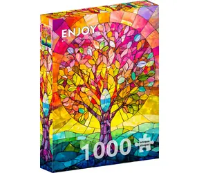 ENJOY Puzzle Mozaikový strom / 1000 dílků / od 14 let