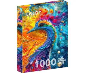 ENJOY Puzzle Mramorové peří / 1000 dílků / od 14 let