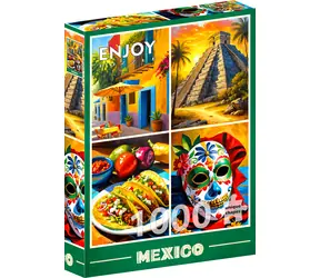 ENJOY Puzzle Mexiko / 1000 dílků / od 14 let