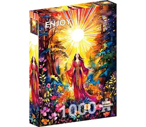 ENJOY Puzzle Bohyně na jaře / 1000 dílků / od 14 let