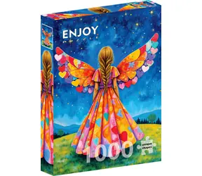 ENJOY Puzzle Srdce s křídly / 1000 dílků / od 14 let