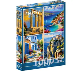 ENJOY Puzzle Řecké výhledy / 1000 dílků / od 14 let