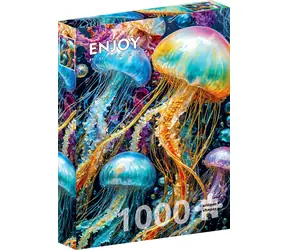 ENJOY Puzzle Záře medúzy / 1000 dílků / od 14 let