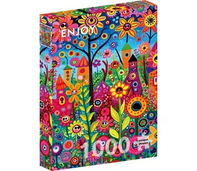 ENJOY Puzzle Hravá zahrada / 1000 dílků / od 14 let