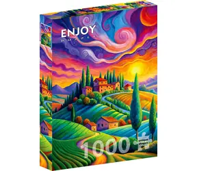 ENJOY Puzzle Toskánské světlo / 1000 dílků / od 14 let