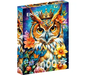 ENJOY Puzzle Královská sova / 1000 dílků / od 14 let