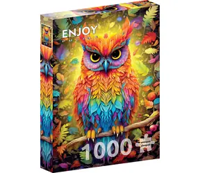 ENJOY Puzzle Podzimní sova / 1000 dílků / od 14 let