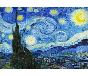 ENJOY Puzzle Vincent Van Gogh: Hvězdná noc / 1000 dílků / od 14 let