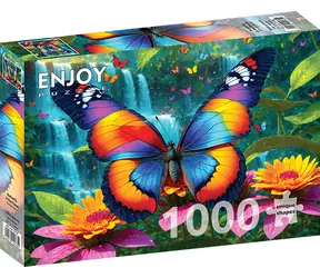 ENJOY Puzzle Motýl v lese / 1000 dílků / od 14 let
