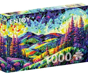 ENJOY Puzzle Přes kopce do země snů / 1000 dílků / od 14 let