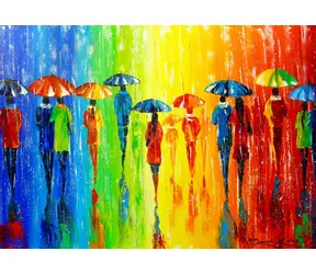 ENJOY Puzzle Když prší / 1000 dílků / od 14 let